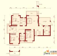 湘江世纪城4室2厅2卫132㎡户型图