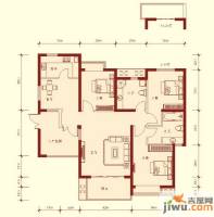 湘江世纪城3室2厅2卫123㎡户型图