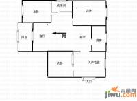湘江世纪城3室2厅1卫104㎡户型图