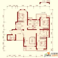 湘江世纪城4室2厅2卫132㎡户型图