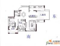 中城丽景香山3室2厅1卫99㎡户型图