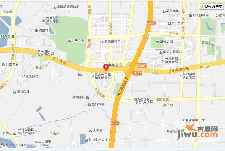 申湘宽境位置交通图图片