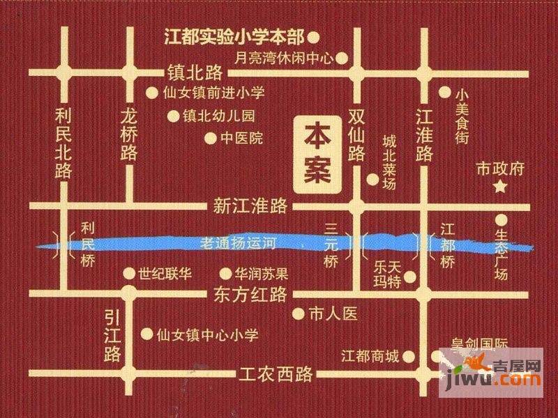 江城壹品位置交通图图片