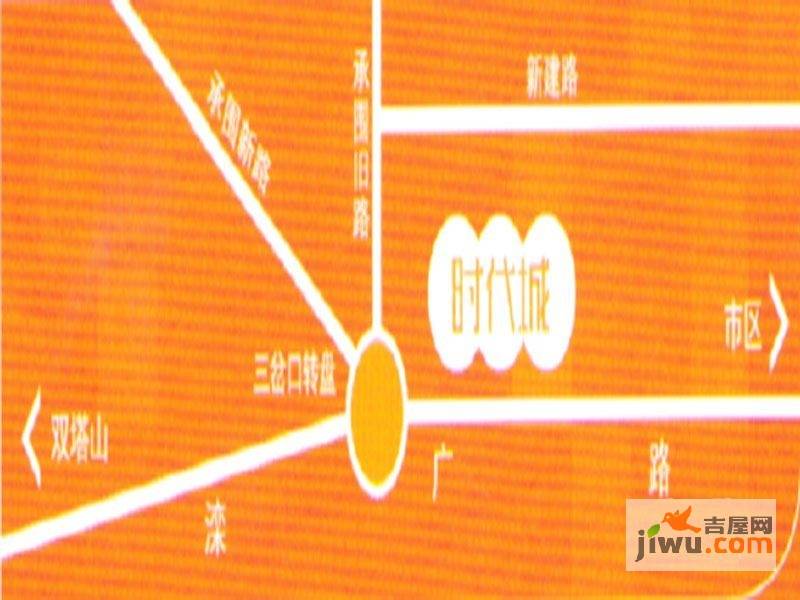 泰丰时代城三期位置交通图