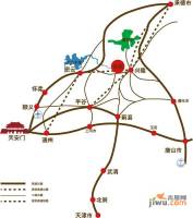 京城尚锋山庄位置交通图图片