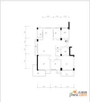 元都新苑3室2厅2卫135.4㎡户型图