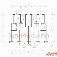 华源福临花苑2室2厅1卫89㎡户型图