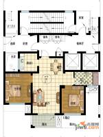 江南铭庭2室2厅1卫89㎡户型图