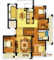 翡翠城靈峰苑4室2廳2衛185㎡戶型圖