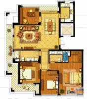 翡翠城靈峰苑4室2廳2衛167㎡戶型圖