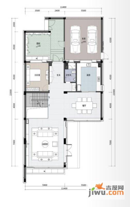 莫干山观云庄园0室2厅6卫474㎡户型图