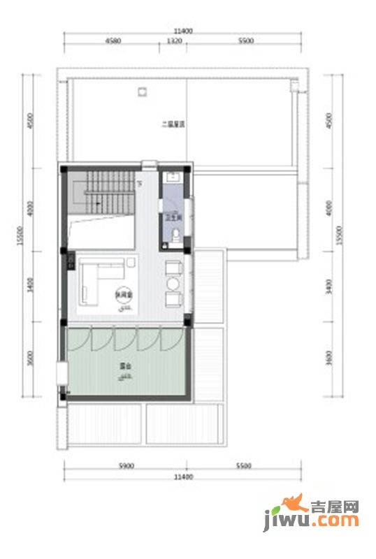 莫干山观云庄园0室2厅6卫474㎡户型图