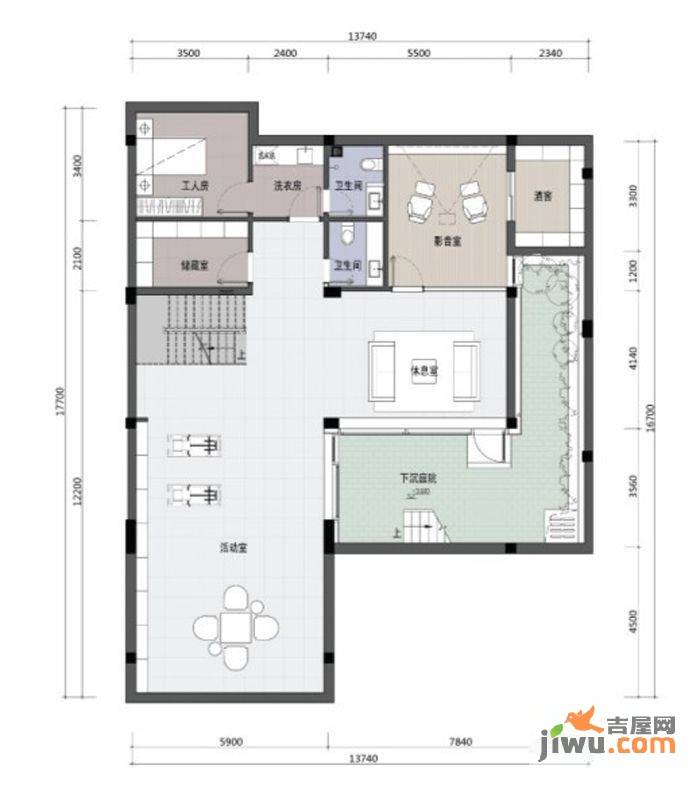 莫干山观云庄园0室2厅6卫474㎡户型图