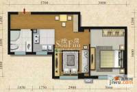 美联西马名仕1室1厅1卫45㎡户型图