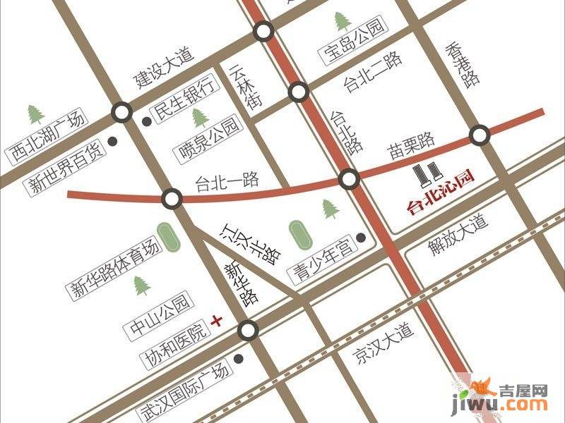 台北沁园位置交通图图片
