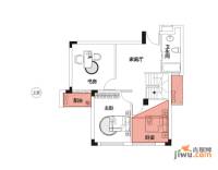 汉飞向上城3室1厅1卫125.3㎡户型图