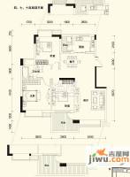 广电江湾新城3室2厅1卫112㎡户型图
