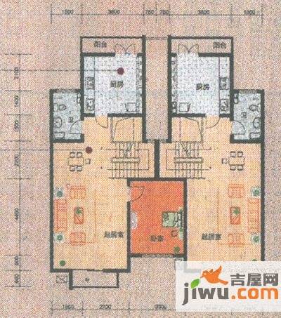 长瀛御龙湾1室2厅2卫140.8㎡户型图