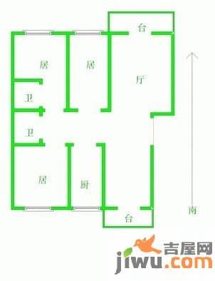 新世纪花园3室0厅0卫户型图