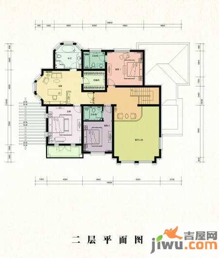 京津新城庄园壹号4室4厅2卫388.9㎡户型图