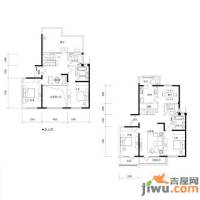 万通新城国际4室2厅2卫244.2㎡户型图