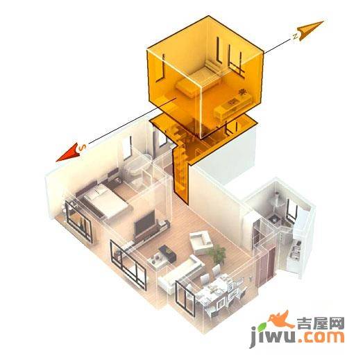 众里佰都3室2厅1卫110㎡户型图