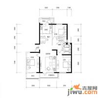 万通新城国际3室2厅2卫155.3㎡户型图