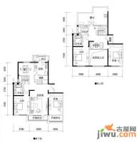 万通新城国际4室3厅4卫240.7㎡户型图