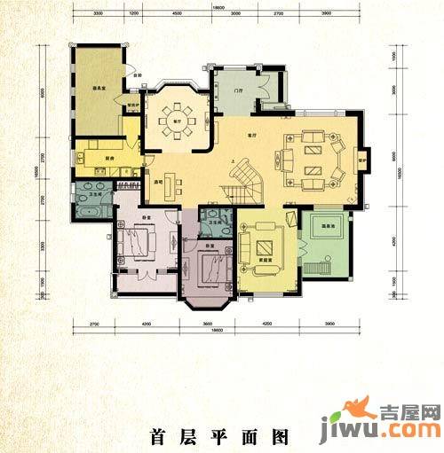 京津新城庄园壹号4室4厅2卫367.5㎡户型图