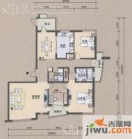 融创奥城领峰3室2厅2卫180㎡户型图