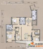 融创奥城领峰4室2厅3卫198㎡户型图