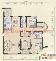 融创奥城领峰4室2厅2卫195㎡户型图