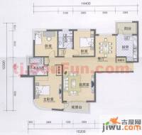 融创奥城领峰3室2厅2卫162.7㎡户型图