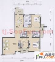 融创奥城领峰3室2厅2卫170.5㎡户型图