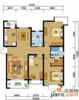 融创奥城领峰3室2厅2卫146.6㎡户型图