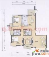 融创奥城领峰3室2厅2卫178.4㎡户型图