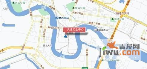 天津汇金中心位置交通图