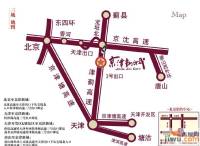 京津新城庄园壹号位置交通图图片
