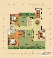 香博城4室2厅3卫188.5㎡户型图