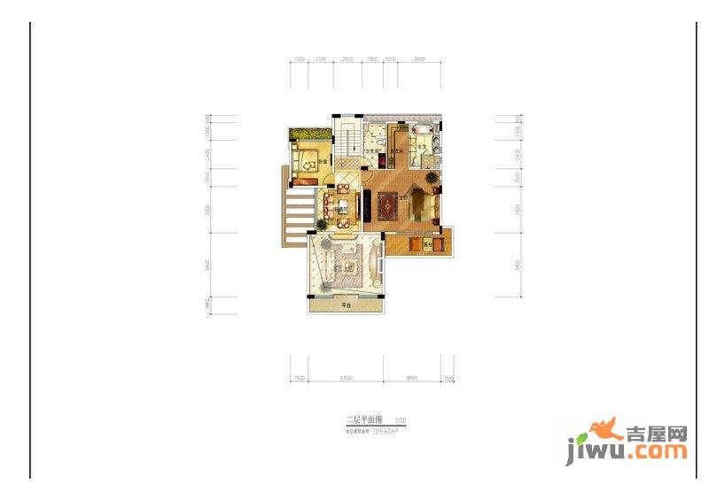 金隅大成美灵湖4室3厅3卫266㎡户型图