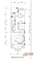 龙光香悦山普通住宅83㎡户型图