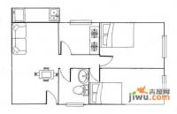 力迅T2室2厅1卫户型图