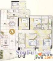 珠江帝景苑5室2厅2卫户型图