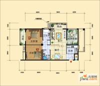 西广场12号2室2厅2卫107.4㎡户型图