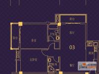 西广场12号2室2厅2卫101.1㎡户型图