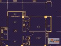 西广场12号2室2厅2卫101.1㎡户型图