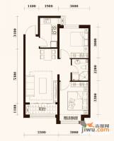 万城2室2厅1卫69.3㎡户型图