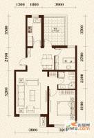 万城2室2厅1卫72.5㎡户型图