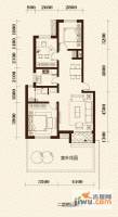 万城3室2厅1卫90.6㎡户型图