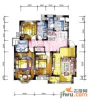 阳光国际花园3室2厅2卫121.9㎡户型图